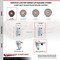 Service Caster 3 Inch High Temp Glass Filled Nylon 7/8 Inch Stem Caster Set Total Lock Brake SCC-SQTTL20S314-GFNSHT-78-4 - alternate 4